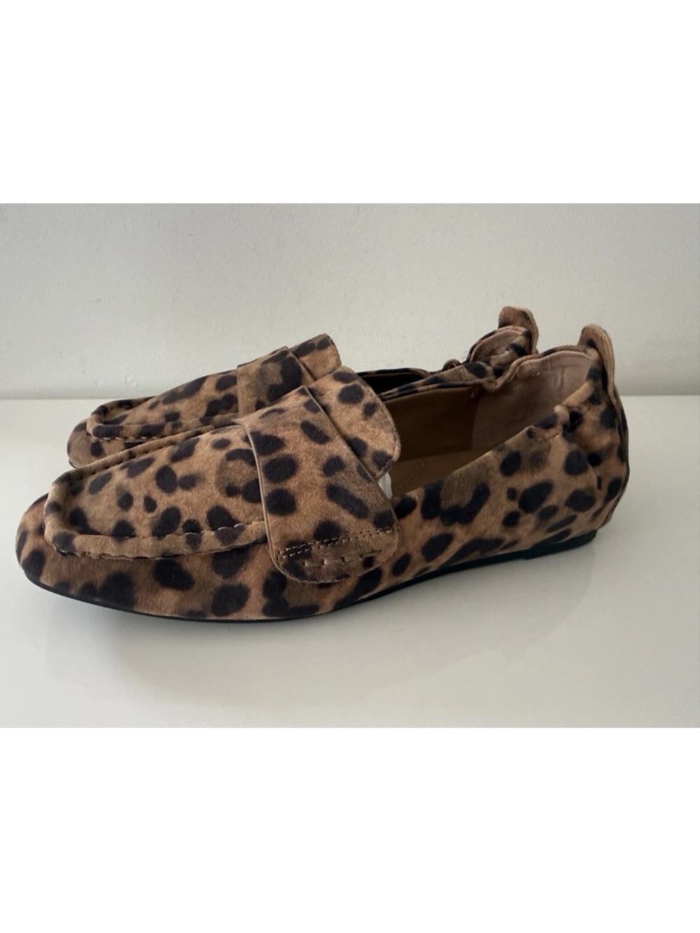 GENTLE SOULS by Kenneth Cole Sophia Slip-On Loafers Shoes Animal Print Sz 9 - Picture 4 of 6